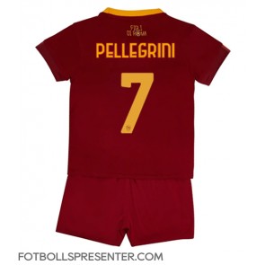 AS Roma Lorenzo Pellegrini #7 Hemmatröja Barn 2022-23 Kortärmad (+ korta byxor)
